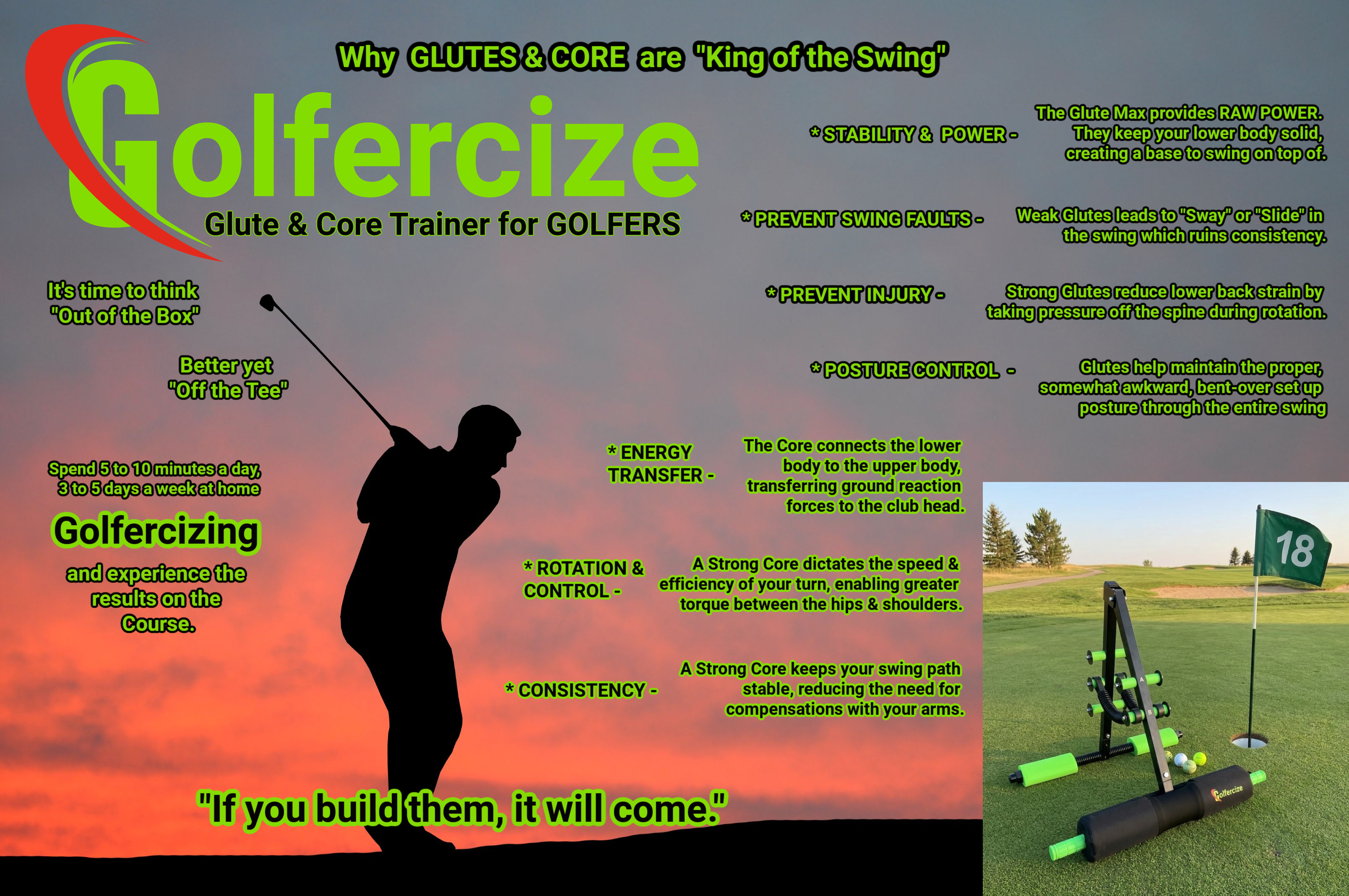 Golfercize Trainer — Build the Power Behind Your Swing